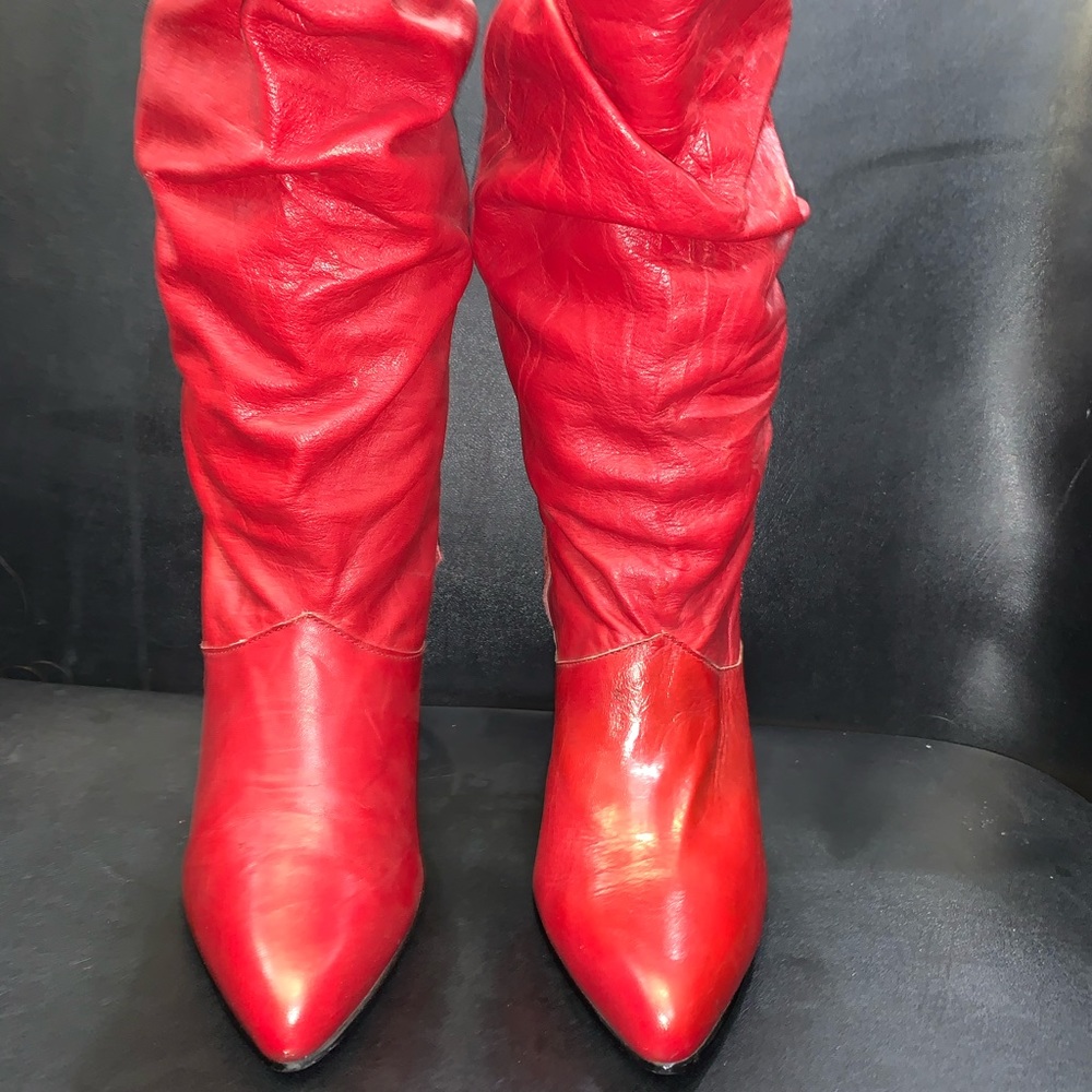 vintage red hot boots - Picture 3 of 7